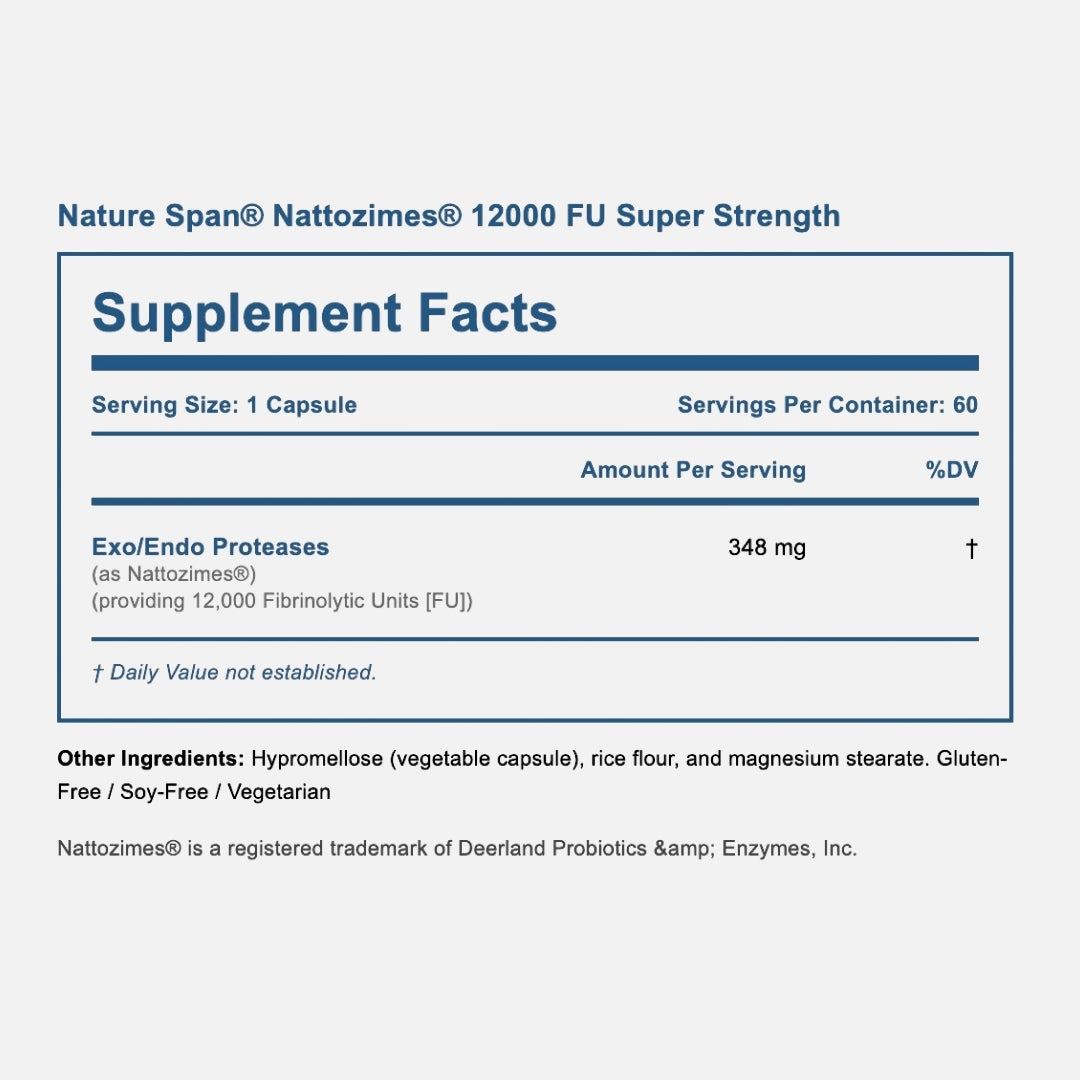 Nattozimes® 12000FU Super Strength