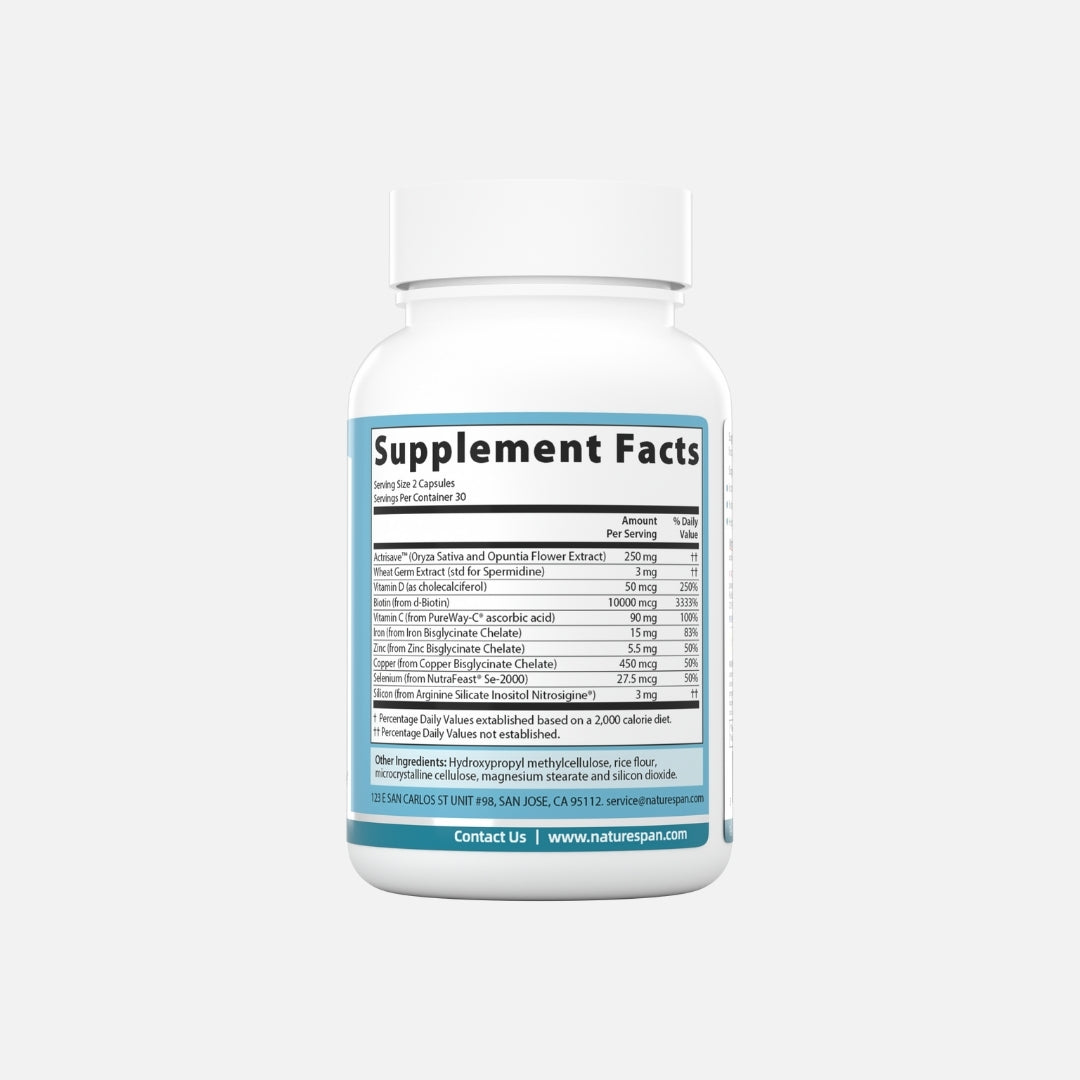 Hair Regenesis ACTRISAVE™ 250mg + SPERMIDINE 3mg