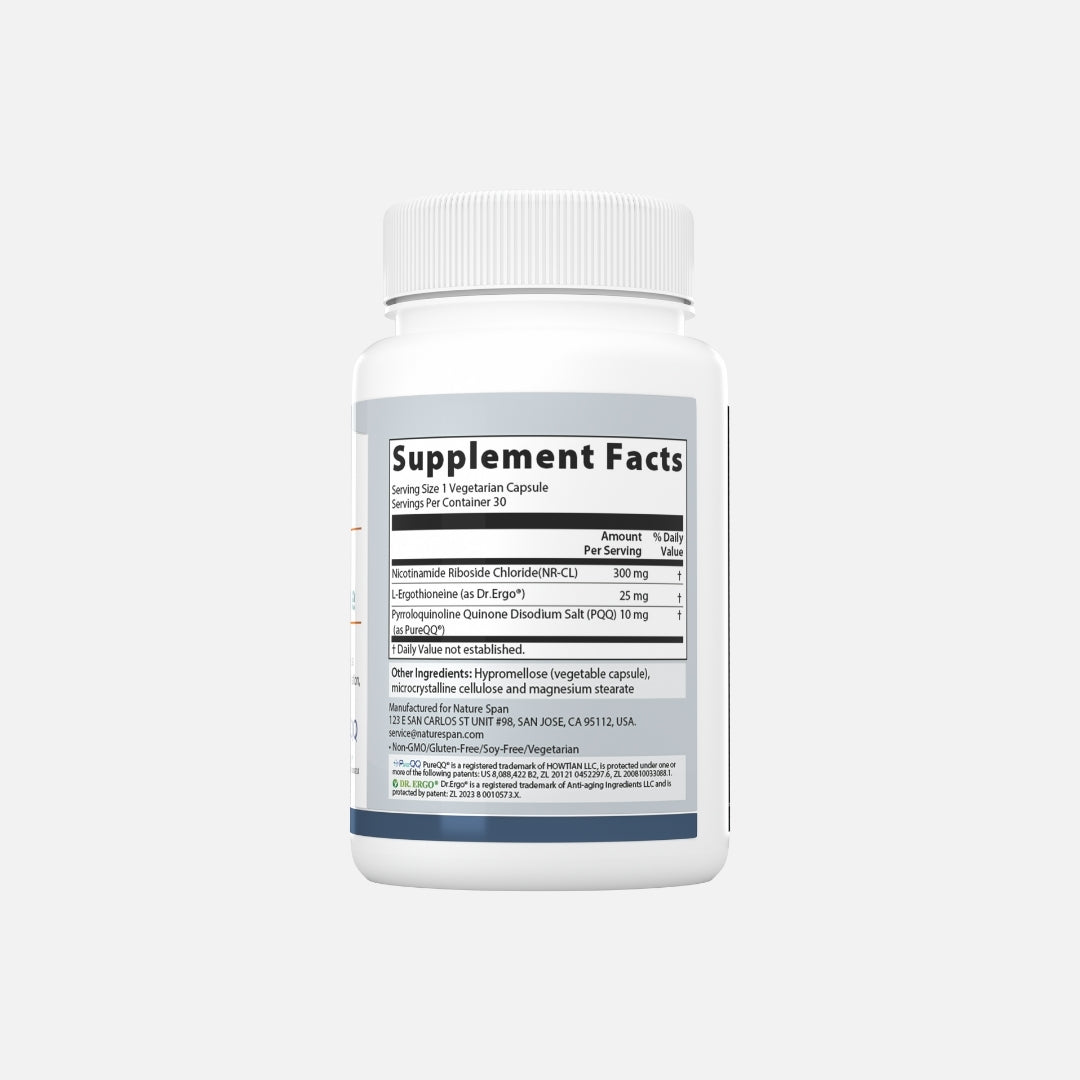 NAD+ L-Ergothioneine + PQQ