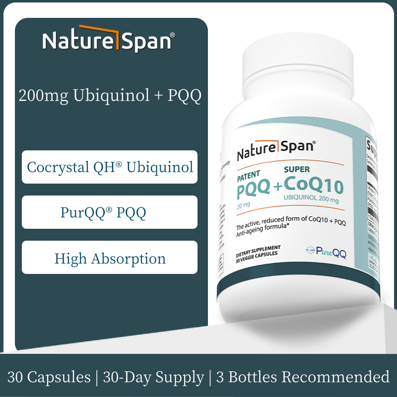 Super CoQ10 Ubiquinol 200 mg with PQQ 20 mg