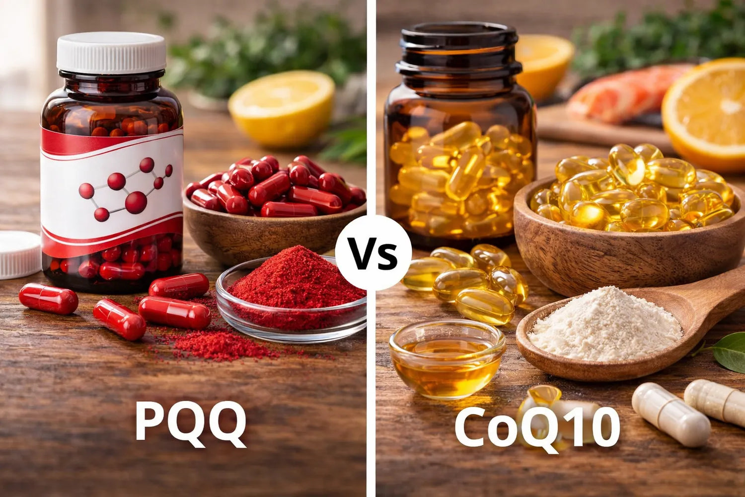 1.PQQ vs. CoQ10 Key differences and benefits