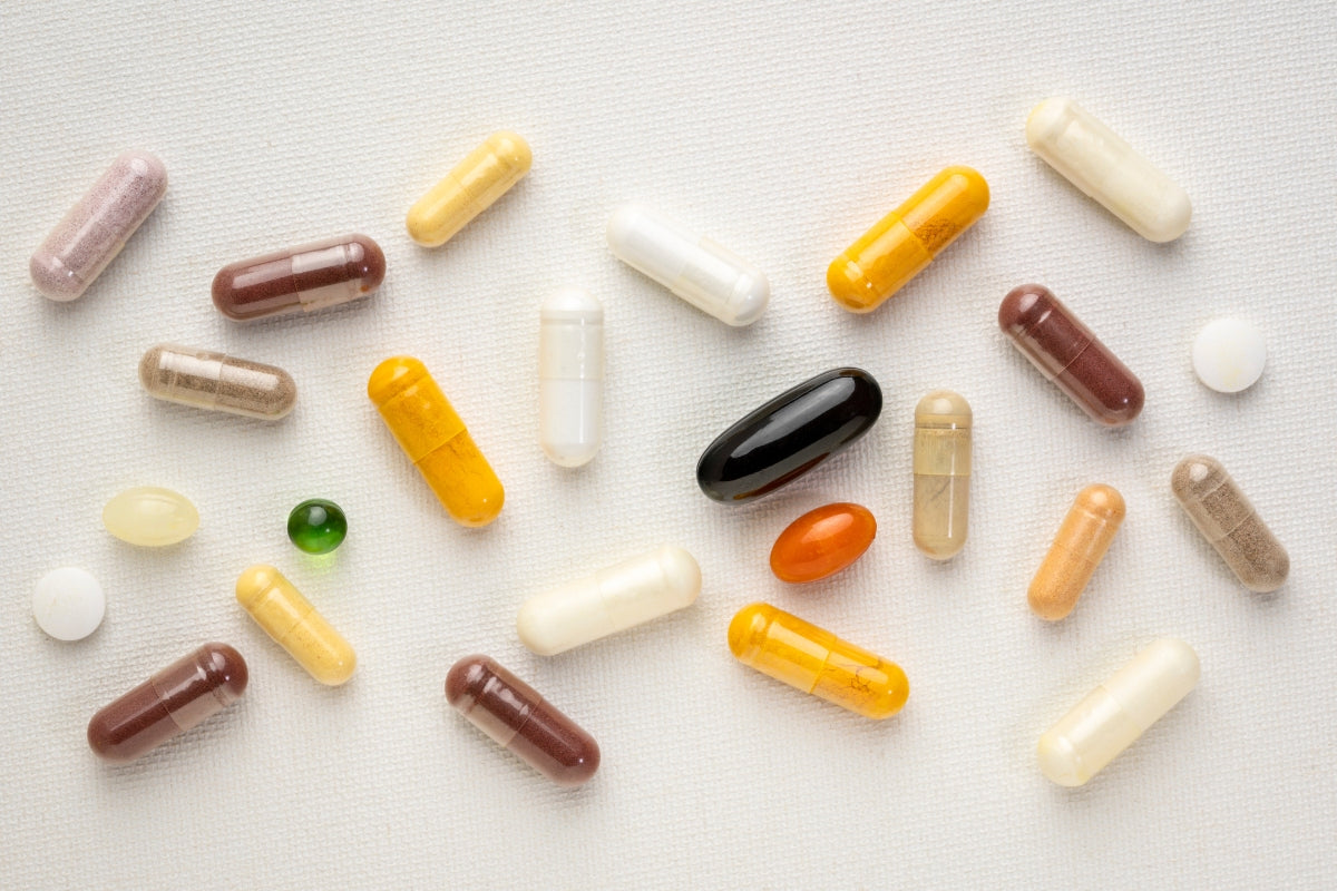 Different kinds of supplements.