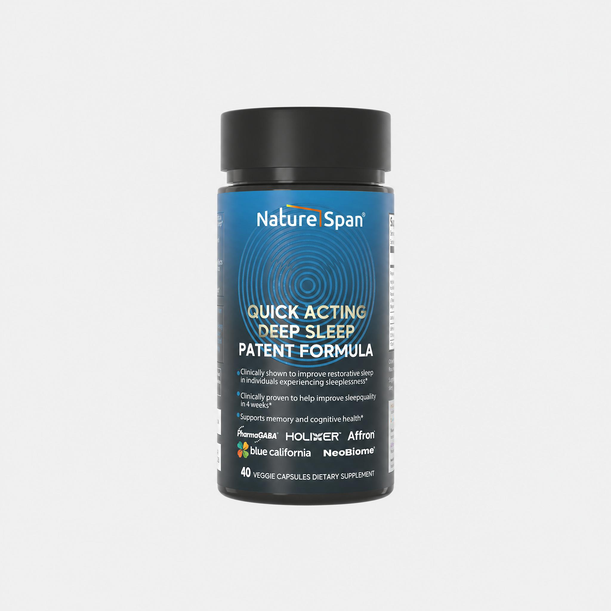 Quick Acting Deep Sleep Patent Formula
