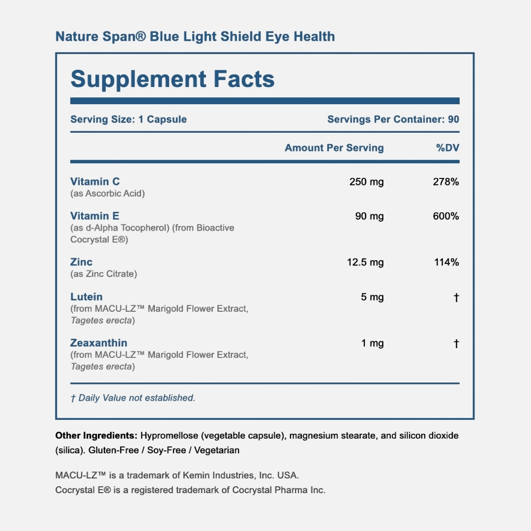Blue Light Shield Eye Health