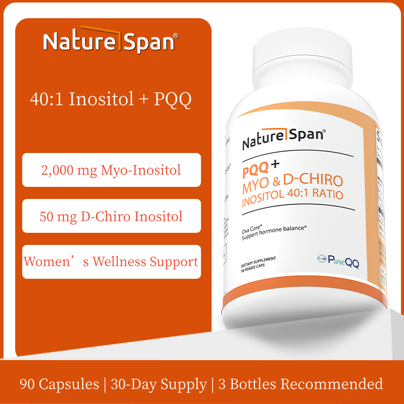 PQQ + Myo & D-Chiro Inositol 40:1 Ratio